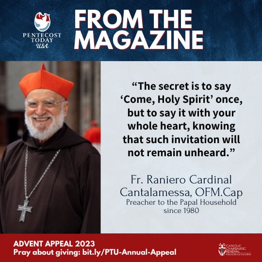 Fr. Raniero Cardinal Cantalamessa OFM.Cap 3