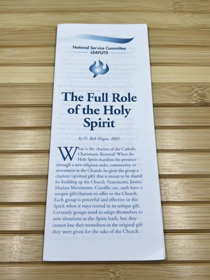 The Full Role of the Holy Spirit Flat Lay